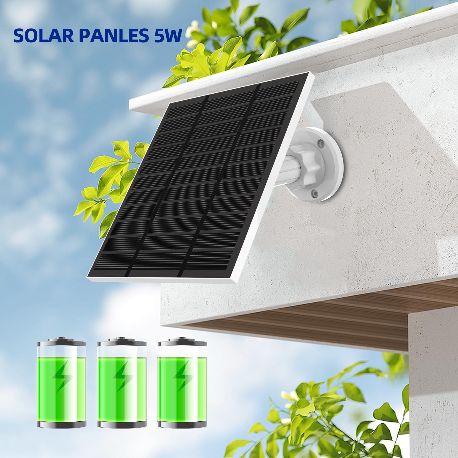 LMDTYN durable solar power solution for outdoor Ring cameras.