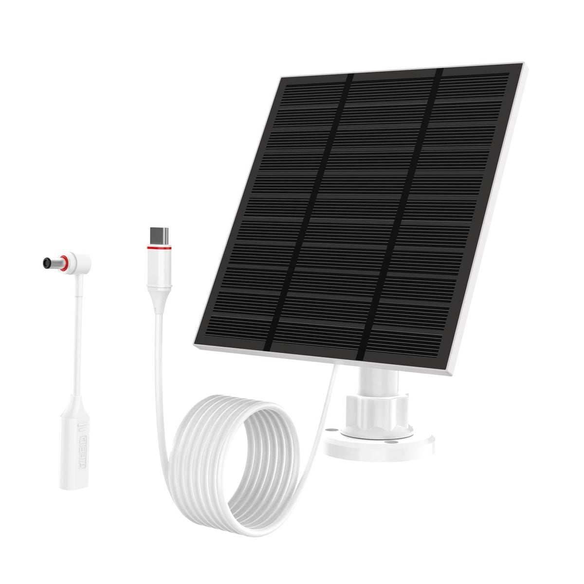 LMDTYN solar panel for Ring Camera Outdoor provides steady USB-C charging outdoors.