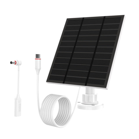 LMDTYN solar panel for Ring Camera Outdoor provides steady USB-C charging outdoors.