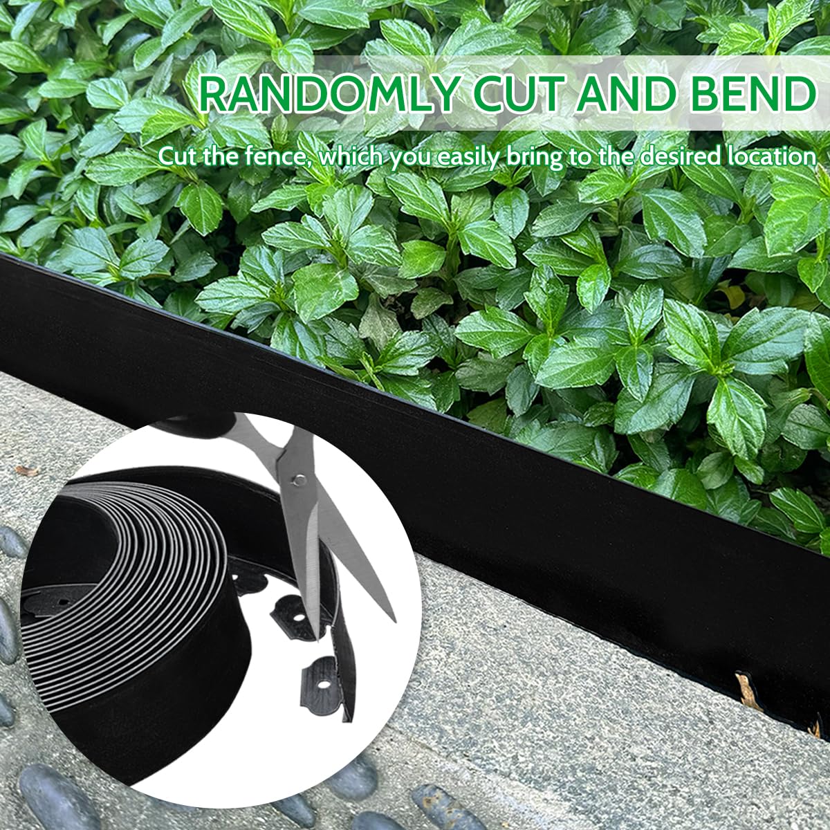 Lmiaiwe 40-foot flexible edging length for customized layouts.