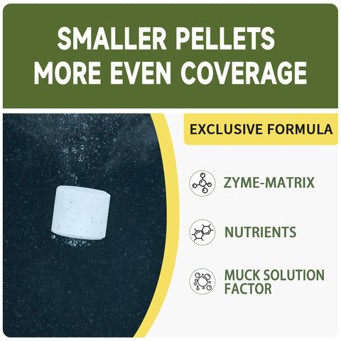 LMJP Muck Reducer 15lb packaging for pond and shoreline use