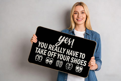 LMMZHK Multi-use door mat fits front and back doors.