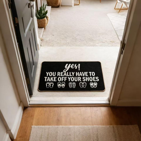 LMMZHK Non-slip backing keeps mat in place at entrances.