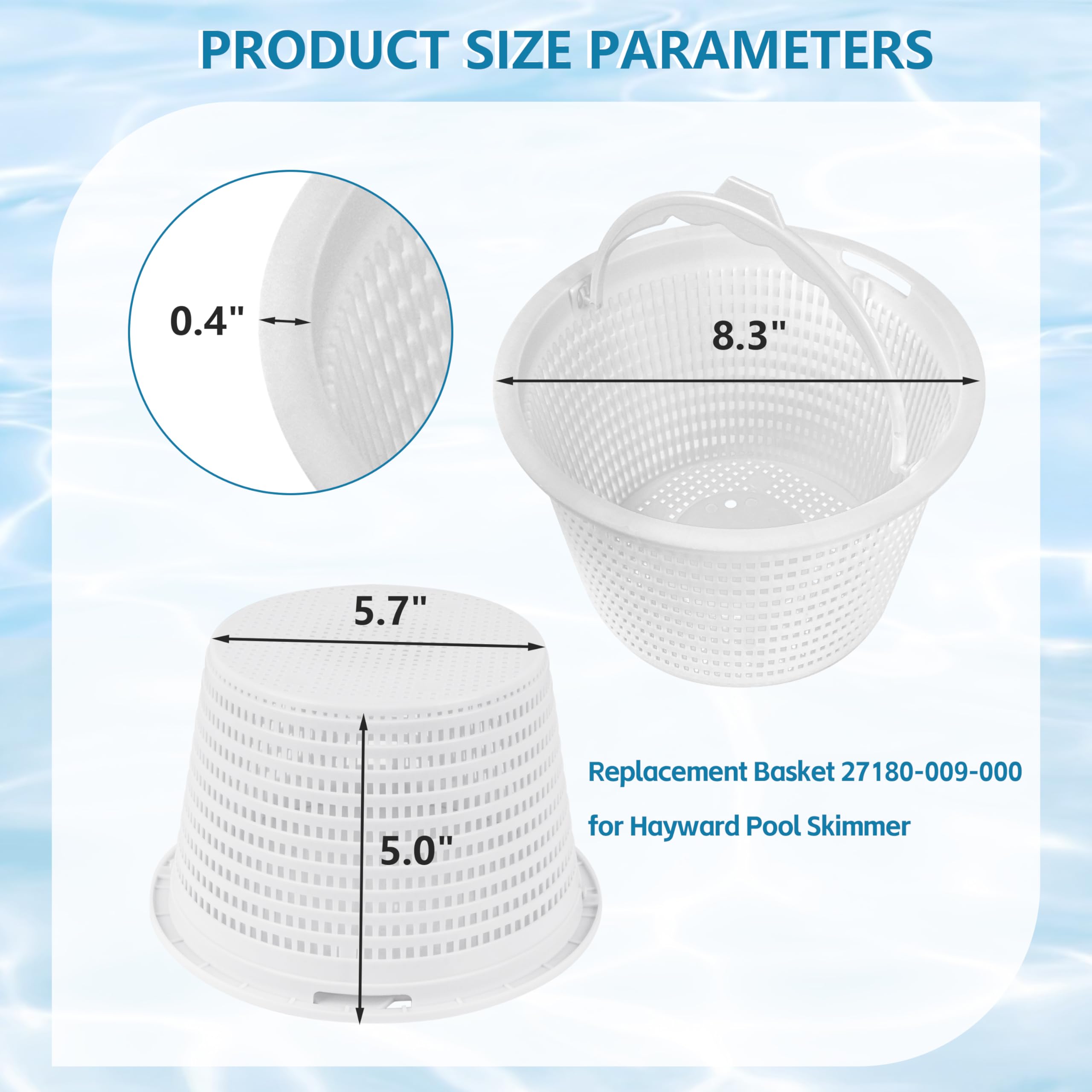 LNATPPE SP1070E skimmer basket top view highlights replacement ease