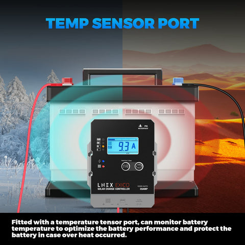 LNEX automatically detects 12V or 24V system setup.