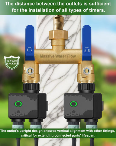 LNEZCDB 90-degree male thread view reduces hose stress during use.