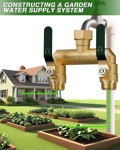 Tool-free hex inlet installs quickly on standard faucets.