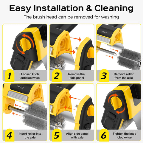 LNVUF high-torque motor delivering powerful yet controlled cleaning power.