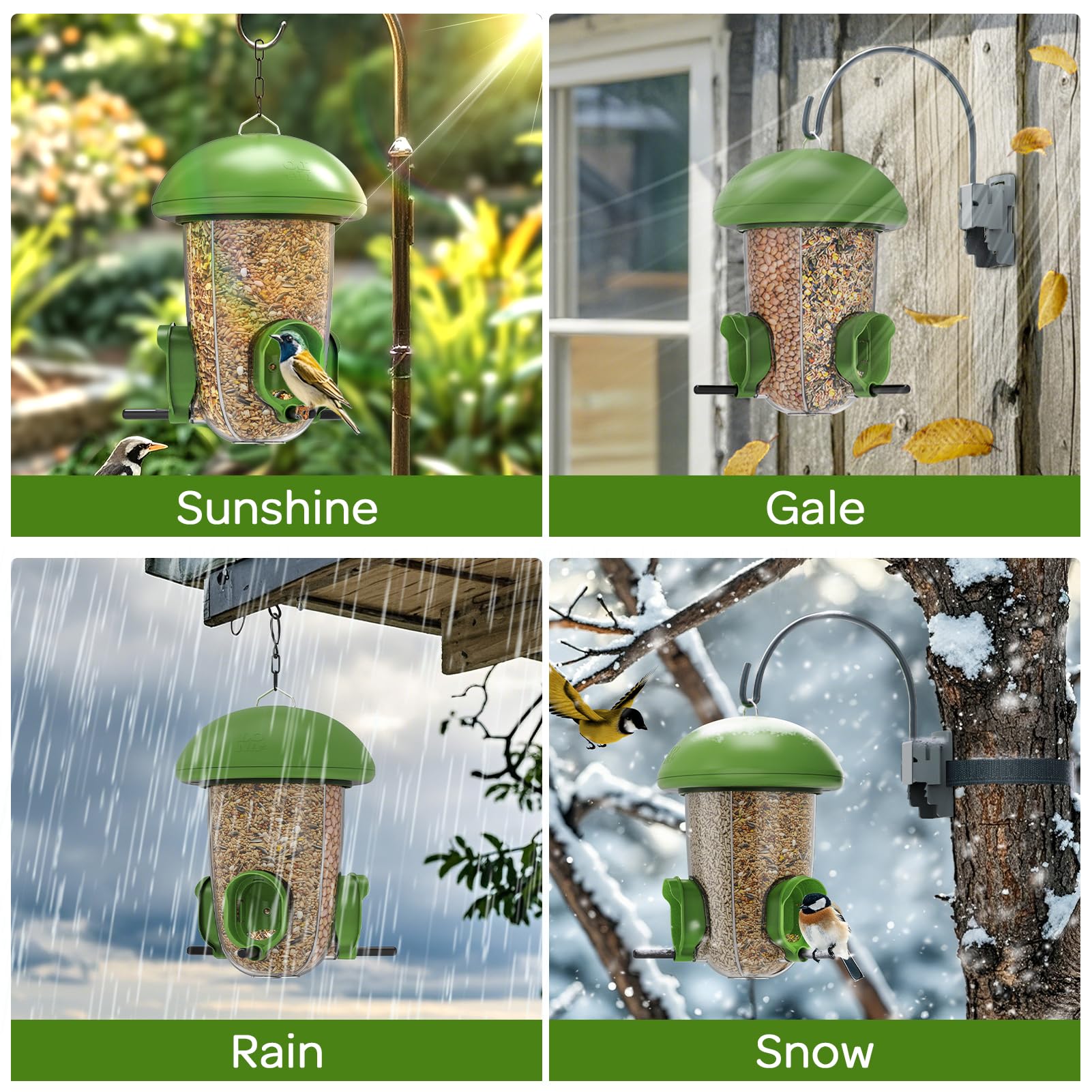 LO NA LOVE NATURE Lona bird feeder ready to hang with sturdy hook