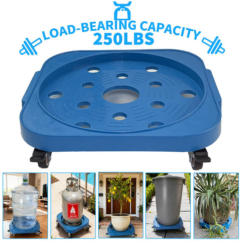 LOADFIZZ four swivel casters enable 360-degree maneuverability.