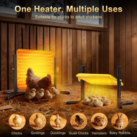 Lobeline Brooder Plate easy installation in coop or brooder box