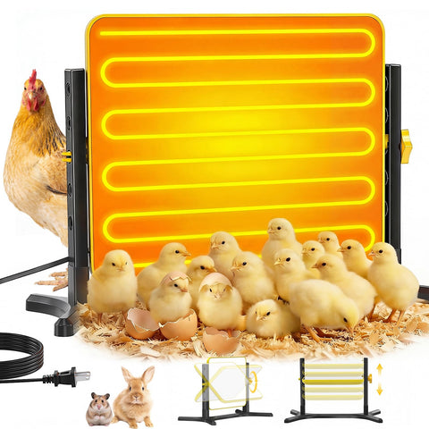 Lobeline Brooder Plate front view showing compact, safe warmth for chicks
