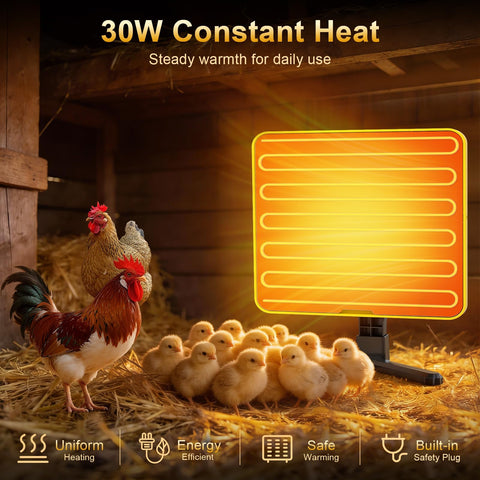 Lobeline hanging design saves floor space in coop and brooder