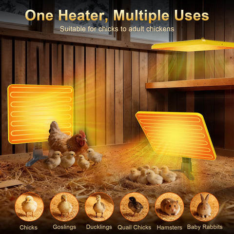 Lobeline brooder plate suitable for multiple small animals beyond chickens