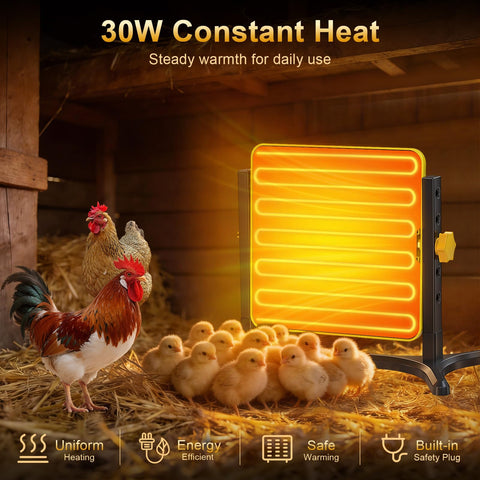 Lobeline Brooder Plate with smart thermostat for stable warmth