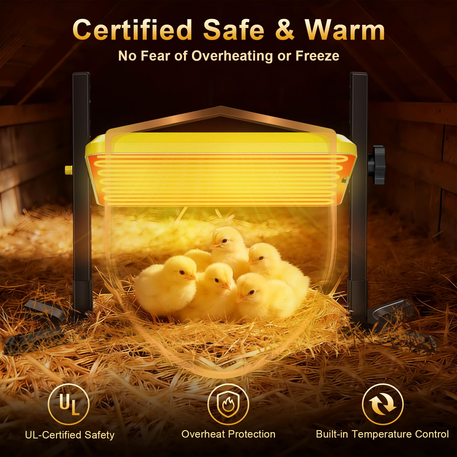 Lobeline energy-saving 30W heater lowers costs while maintaining warmth.