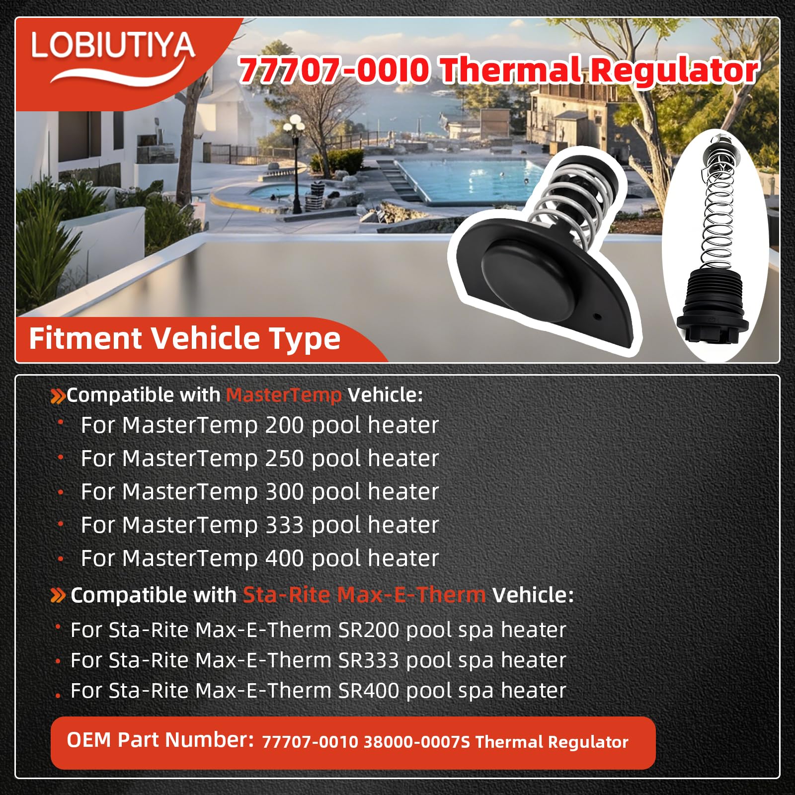 LOBIUTIYA manifold bypass valve kit for efficient heater flow management