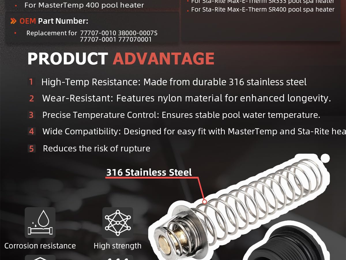LOBIUTIYA Sta-Rite SR200 compatibility for reliable replacement parts