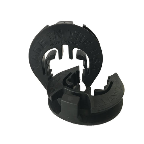 Lock Jawz T-360 insulator close-up shows UV-resistant HDPE.