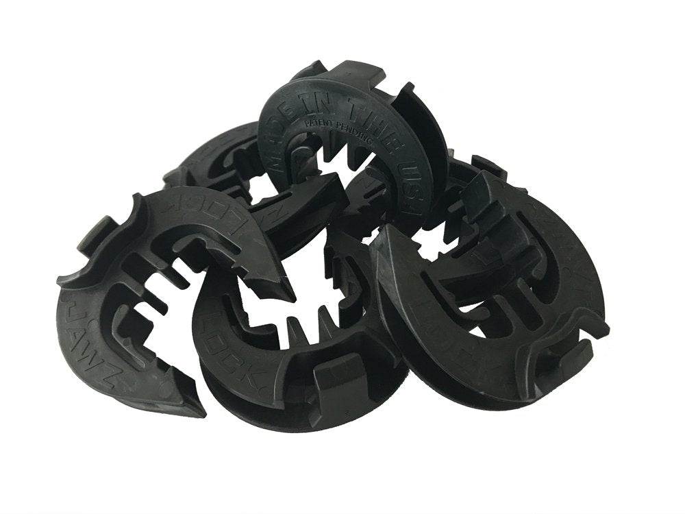 Lock Jawz T-360 insulator compatible with poly rope, poly wire, steel.