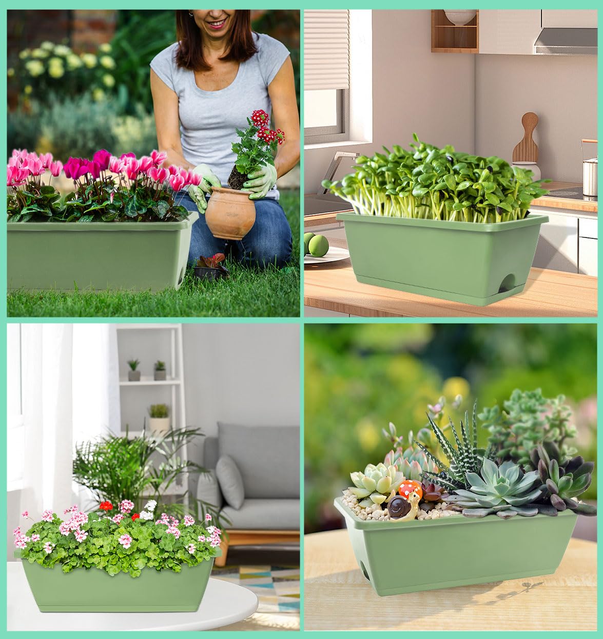 LOCONHA durable recyclable plastic resists sun, rain, and snow.