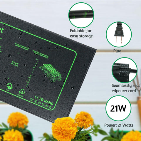 LOCONHA seedling heat mat delivering even heat for uniform root warmth