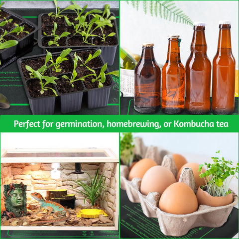 LOCONHA Seedling Heat Mat delivers even temperature across surface.