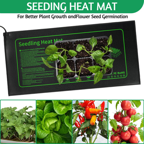 LOCONHA seedling mat shown with plastic tray for efficient germination coverage