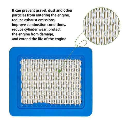 LOCOPOW air filter with John Deere LG491588JD compatibility for reliable breathing