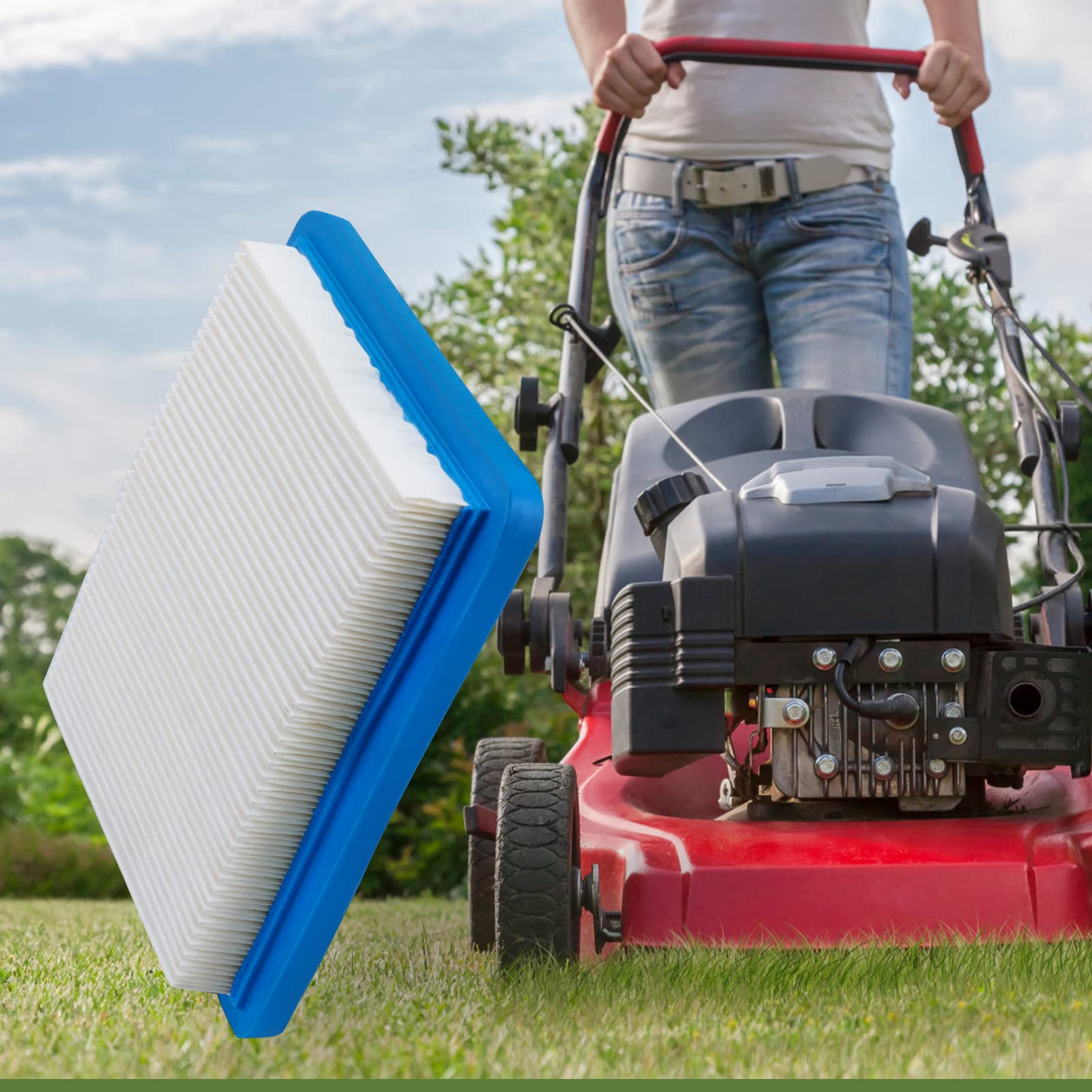 LOCOPOW air filter stiffener design prevents collapse during use