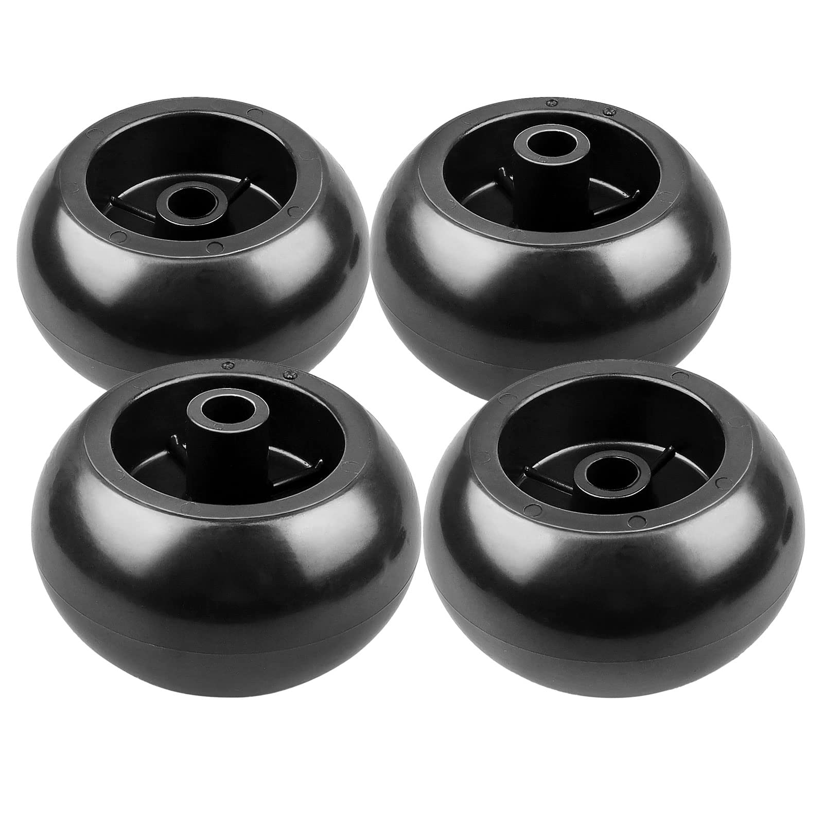 LOCOPOW deck wheels with nuts and bolts, ready for quick installation.