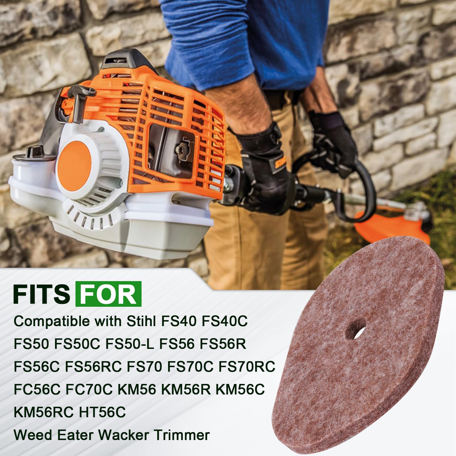 Precise fit shown for Stihl trimmer intake housing.