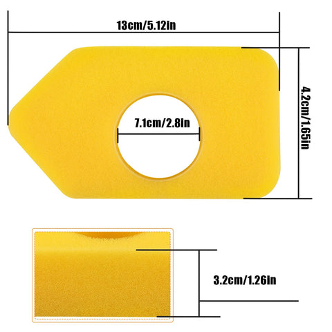 LOCOPOW foam filter precise fit for Craftsman and MTD