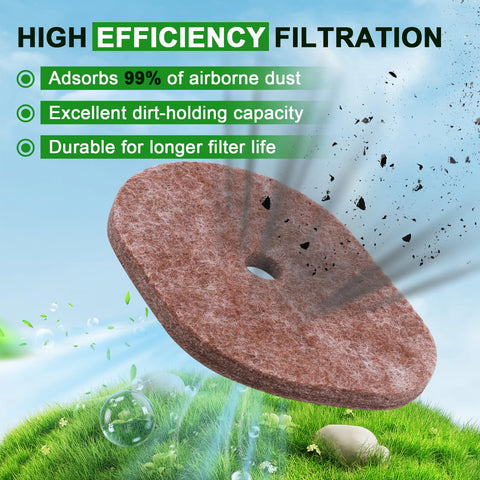 Two-pack LOCOPOW air filters in protective packaging.