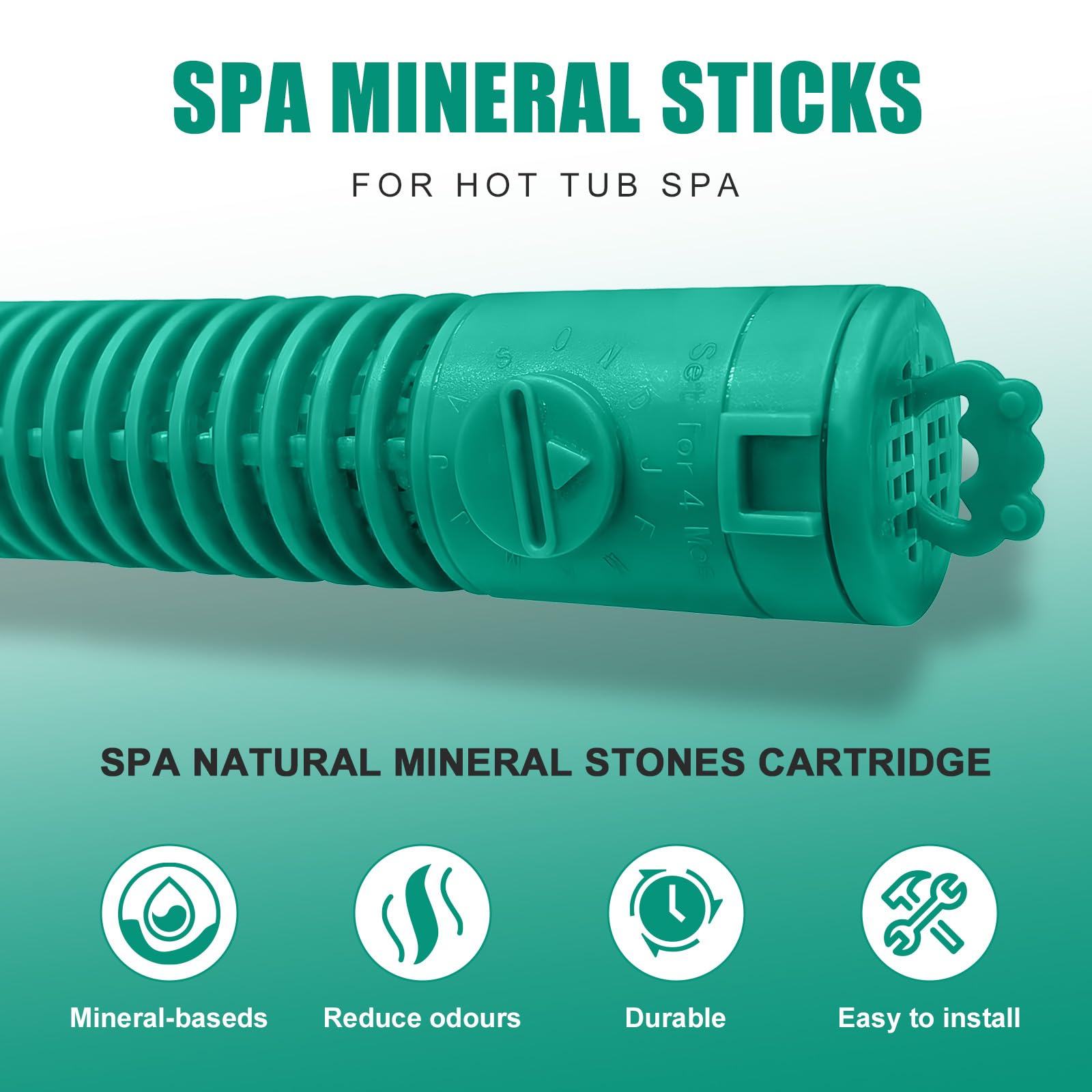 lodfGL drop-in installation in spa filter shows easy, tool-free setup