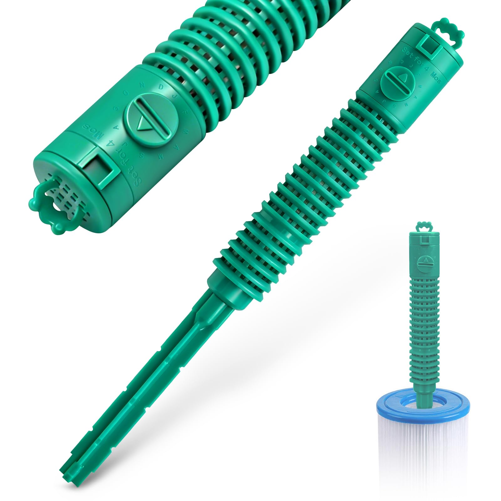 lodfGL Filter Mate mineral stick insert enables quick drop-in spa filter setup