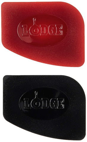 Lodge SCRAPERPK durable polycarbonate construction supports long-lasting pan cleaning.