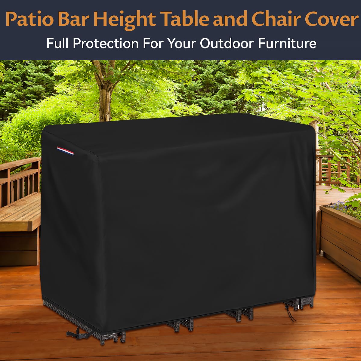 Durable, scratch-resistant 600D fabric protects furniture from wear