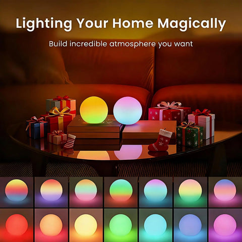 LOFTEK 3-inch LED globe lights for ponds and bathtubs brighten spaces safely.