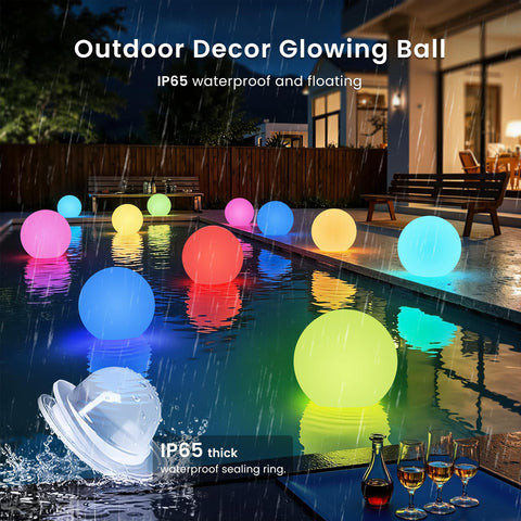 LOFTEK IP65 waterproof pool light stays functional through rain and splashes.