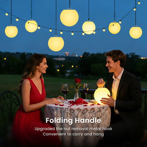 LOFTEK removable metal handle lets you hang or carry easily.
