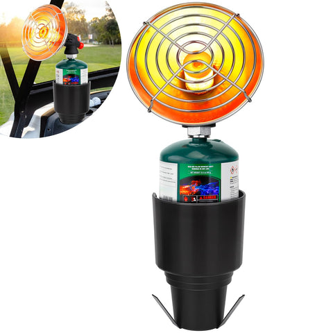 LOFUKI 1lb propane tank setup keeps warmth accessible with simple installation.