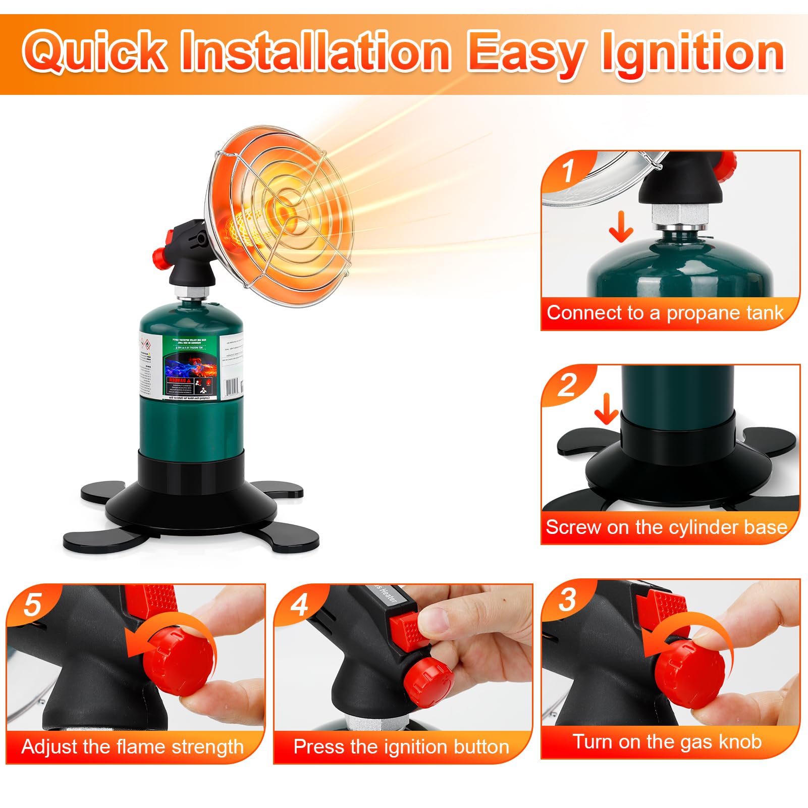 LOFUKI rust-resistant construction and aluminum reflector enduring harsh conditions