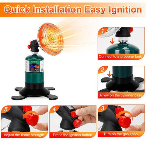 LOFUKI rust-resistant construction and aluminum reflector enduring harsh conditions