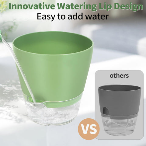 Lokeisna pot design highlights drainage hole for healthy roots.
