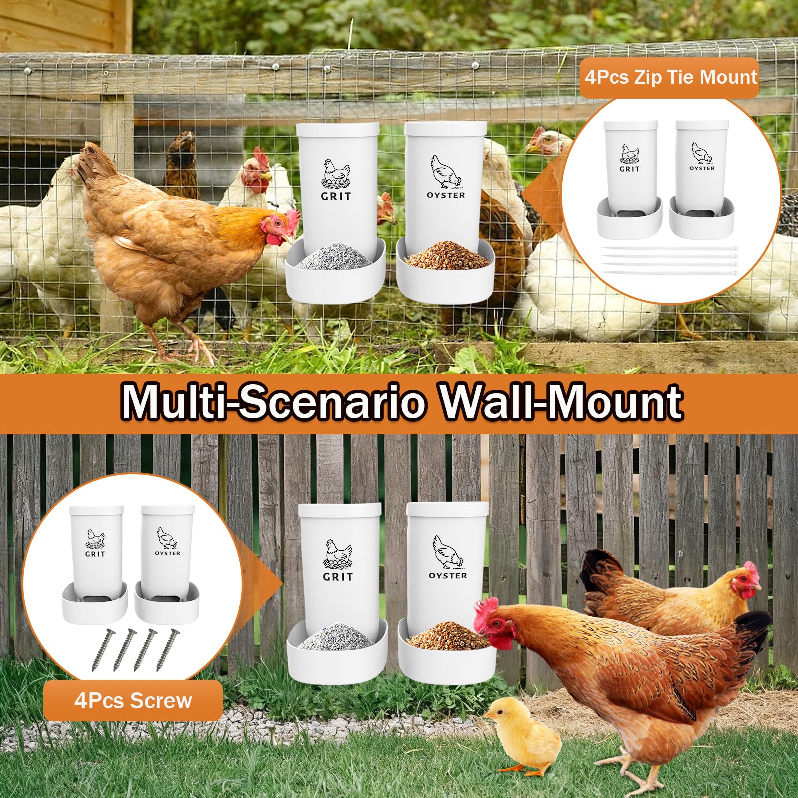 LOLEDE rust-free plastic withstands outdoor coop conditions