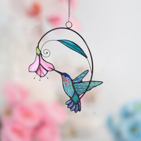 Lolitarcrafts gift-ready hummingbird suncatcher makes a thoughtful present for bird lovers