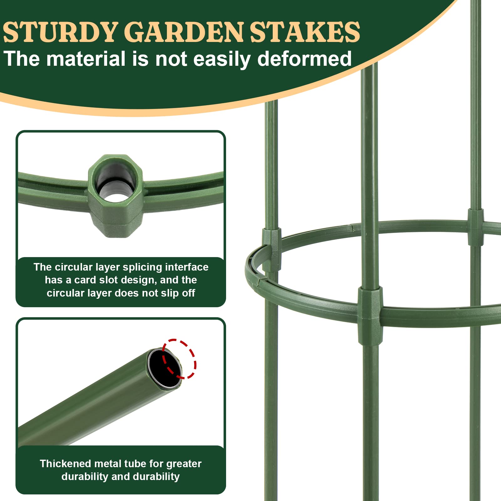 LOMNYIY cucumber trellis provides sturdy climbing support