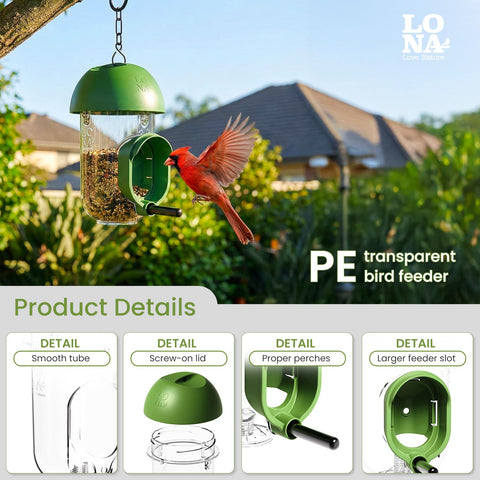 LO NA LOVE NATURE LONA weatherproof construction stands up to sun and rain