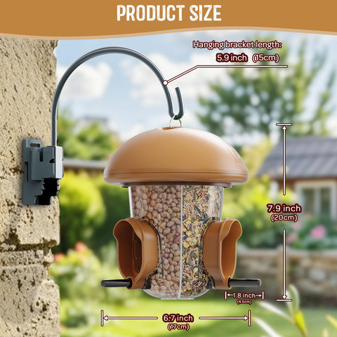 LO NA LOVE NATURE lona birdfeeder weatherproof durable construction withstands outdoor use.